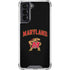 University of Maryland Collegiate Text Galaxy S22 Clear Case