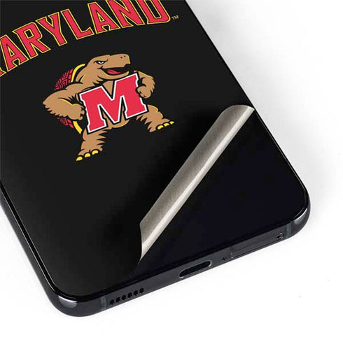 University of Maryland Collegiate Text Galaxy S22 Plus Skin