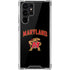 University of Maryland Collegiate Text Galaxy S22 Ultra Clear Case