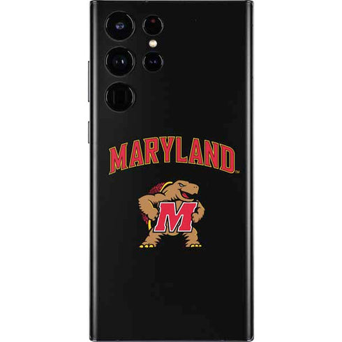University of Maryland Collegiate Text Galaxy S22 Ultra Skin
