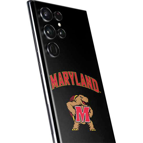 University of Maryland Collegiate Text Galaxy S22 Ultra Skin