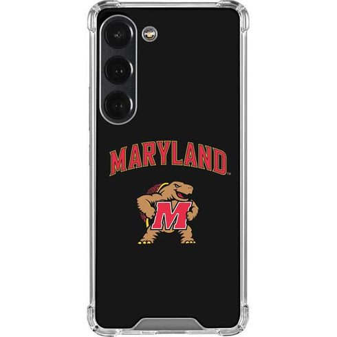 University of Maryland Collegiate Text Galaxy S23 Clear Case
