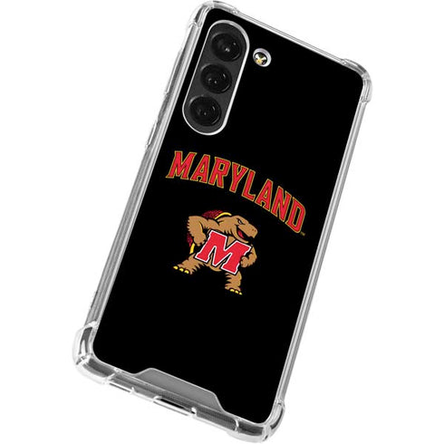 University of Maryland Collegiate Text Galaxy S23 Clear Case