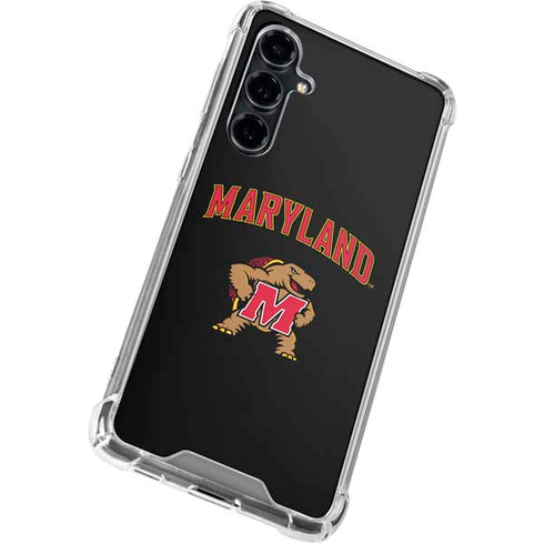 University of Maryland Collegiate Text Galaxy S23 FE Clear Case