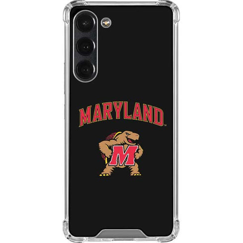 University of Maryland Collegiate Text Galaxy S23 Plus Clear Case