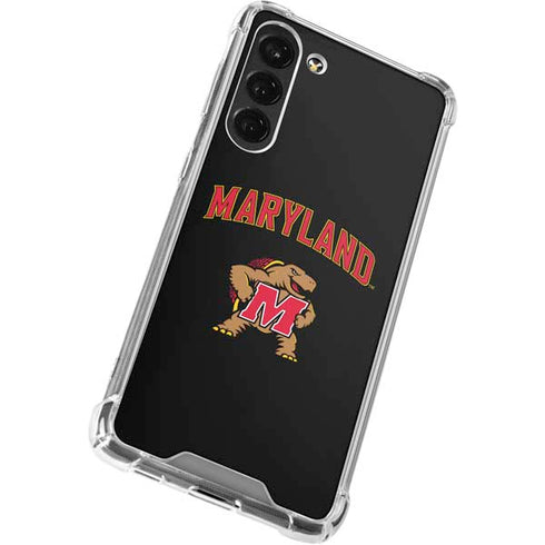 University of Maryland Collegiate Text Galaxy S23 Plus Clear Case