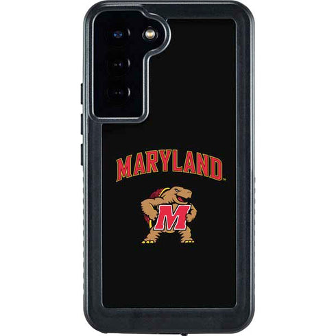 University of Maryland Collegiate Text Galaxy S23 Plus Waterproof Case