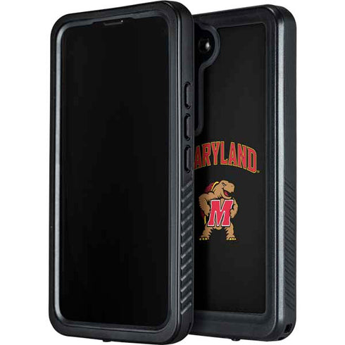 University of Maryland Collegiate Text Galaxy S23 Waterproof Case