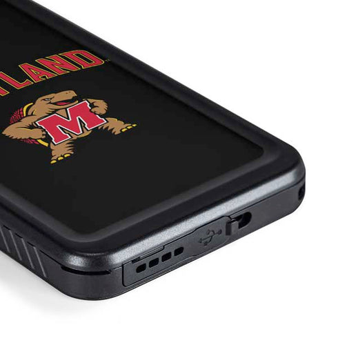 University of Maryland Collegiate Text Galaxy S23 Waterproof Case