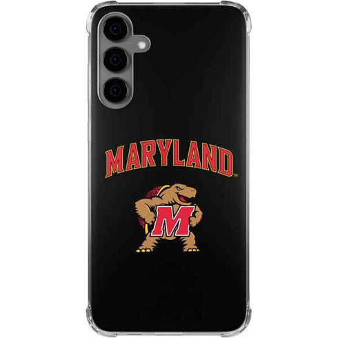 University of Maryland Collegiate Text Galaxy S24 Plus Clear Case