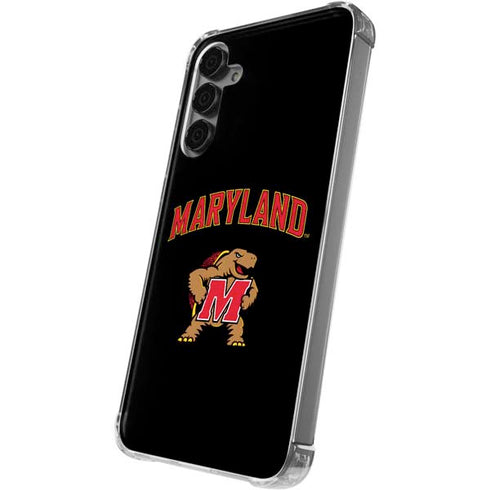 University of Maryland Collegiate Text Galaxy S24 Plus Clear Case