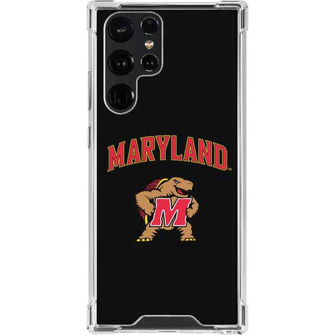 University of Maryland Collegiate Text Galaxy S24 Ultra Clear Case