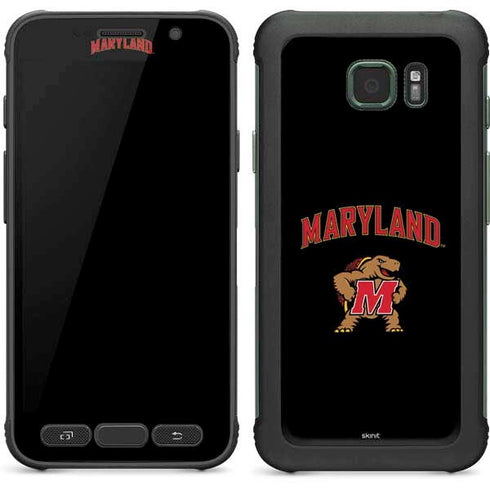 University of Maryland Collegiate Text Galaxy S7 Active Skin