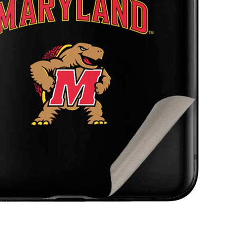 University of Maryland Collegiate Text Galaxy Z Flip Skin