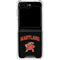 University of Maryland Collegiate Text Galaxy Z Flip5 5G Clear Case