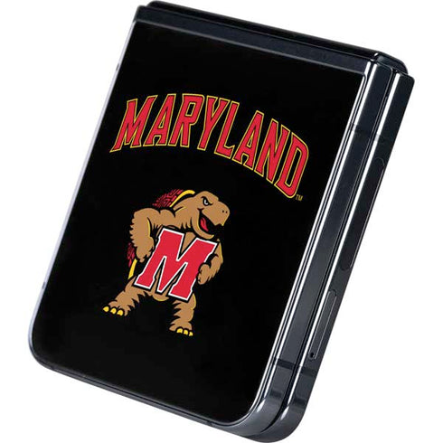 University of Maryland Collegiate Text Galaxy Z Flip5 5G Skin