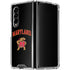 University of Maryland Collegiate Text Galaxy Z Fold4 5G Clear Case