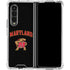 University of Maryland Collegiate Text Galaxy Z Fold4 5G Clear Case