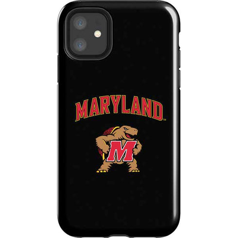 University of Maryland Collegiate Text iPhone 11 Impact Case