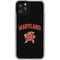 University of Maryland Collegiate Text iPhone 11 Pro Clear Case
