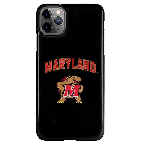 University of Maryland Collegiate Text iPhone 11 Pro Max Lite Case