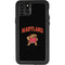 University of Maryland Collegiate Text iPhone 11 Pro Max Waterproof Case