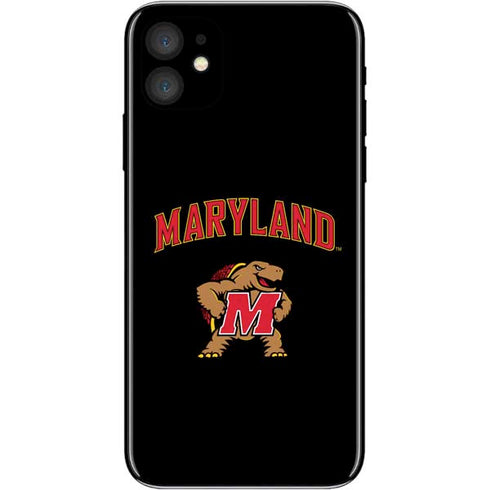 University of Maryland Collegiate Text iPhone 11 Skin