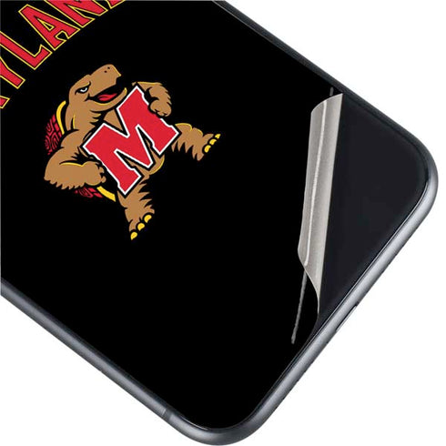 University of Maryland Collegiate Text iPhone 11 Skin
