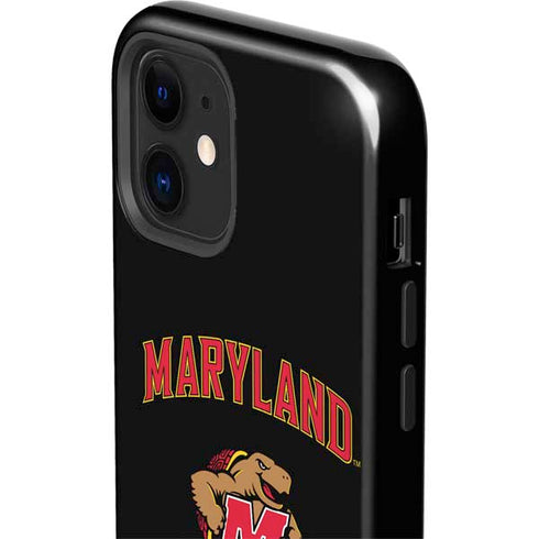 University of Maryland Collegiate Text iPhone 12 Impact Case
