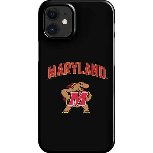 University of Maryland Collegiate Text iPhone 12 Mini Lite Case