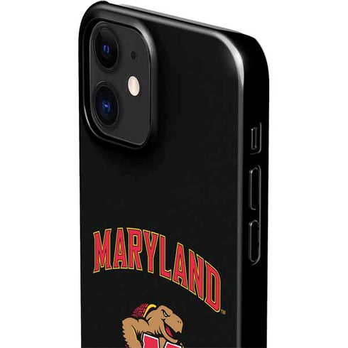 University of Maryland Collegiate Text iPhone 12 Mini Lite Case