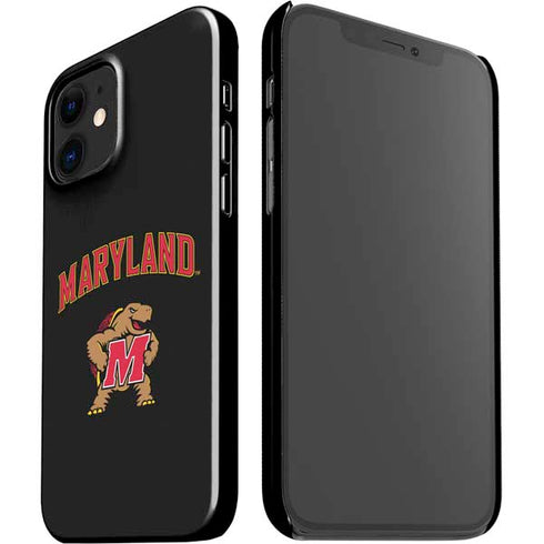 University of Maryland Collegiate Text iPhone 12 Mini Lite Case