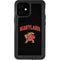 University of Maryland Collegiate Text iPhone 12 Mini Waterproof Case