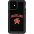 University of Maryland Collegiate Text iPhone 12 Mini Waterproof Case