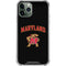 University of Maryland Collegiate Text iPhone 12 Pro Clear Case