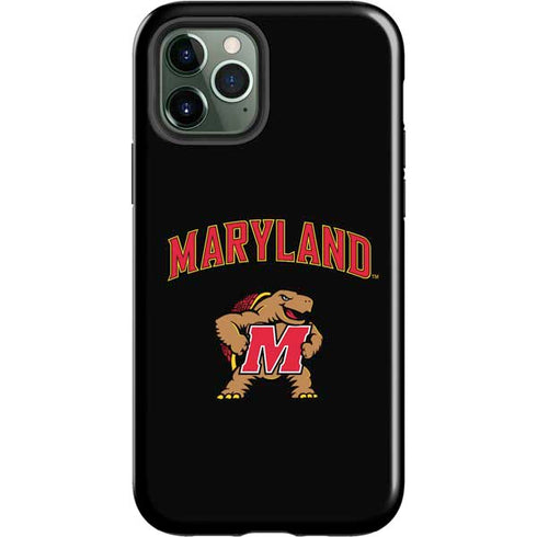 University of Maryland Collegiate Text iPhone 12 Pro Impact Case