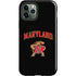 University of Maryland Collegiate Text iPhone 12 Pro Impact Case