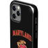 University of Maryland Collegiate Text iPhone 12 Pro Impact Case