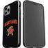 University of Maryland Collegiate Text iPhone 12 Pro Impact Case