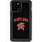 University of Maryland Collegiate Text iPhone 12 Pro Max Waterproof Case