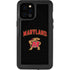 University of Maryland Collegiate Text iPhone 12 Pro Max Waterproof Case