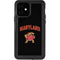 University of Maryland Collegiate Text iPhone 12 Waterproof Case
