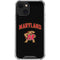 University of Maryland Collegiate Text iPhone 13 Mini Clear Case