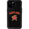 University of Maryland Collegiate Text iPhone 13 Mini Waterproof Case