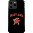 University of Maryland Collegiate Text iPhone 13 Pro Max Impact Case