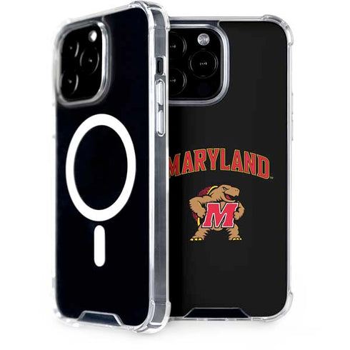 University of Maryland Collegiate Text iPhone 13 Pro Max MagSafe Case