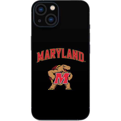 University of Maryland Collegiate Text iPhone 13 Skin