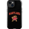 University of Maryland Collegiate Text iPhone 14 Plus Impact Case