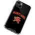 University of Maryland Collegiate Text iPhone 14 Plus Clear Case