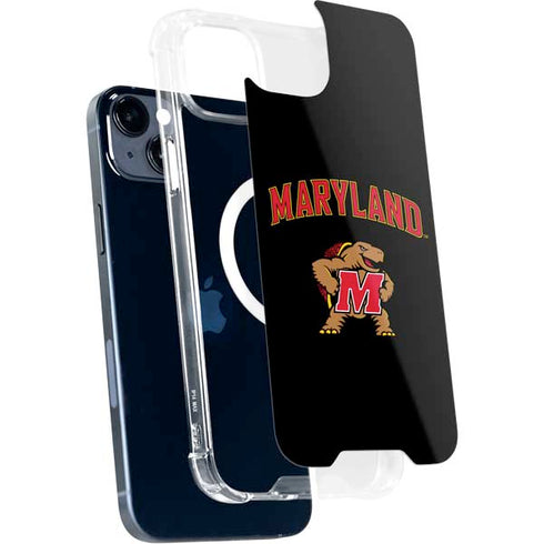 University of Maryland Collegiate Text iPhone 15 Plus MagSafe Case